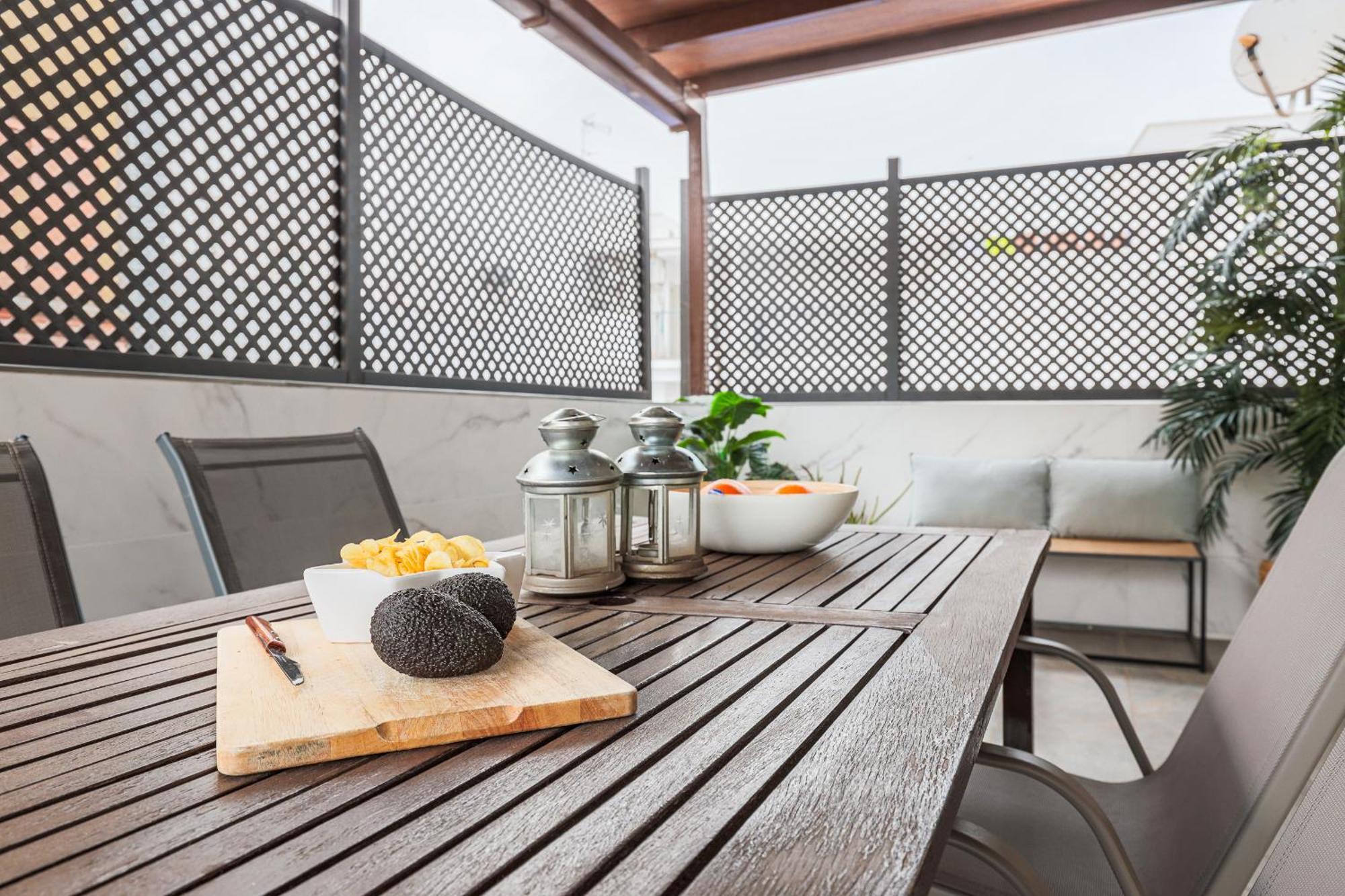 Fantástico ático 2 hab y gran terraza privada Sevilha Exterior foto