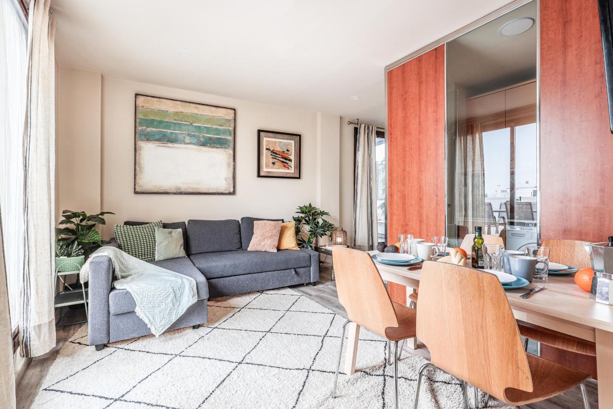 Fantástico ático 2 hab y gran terraza privada Sevilha Exterior foto